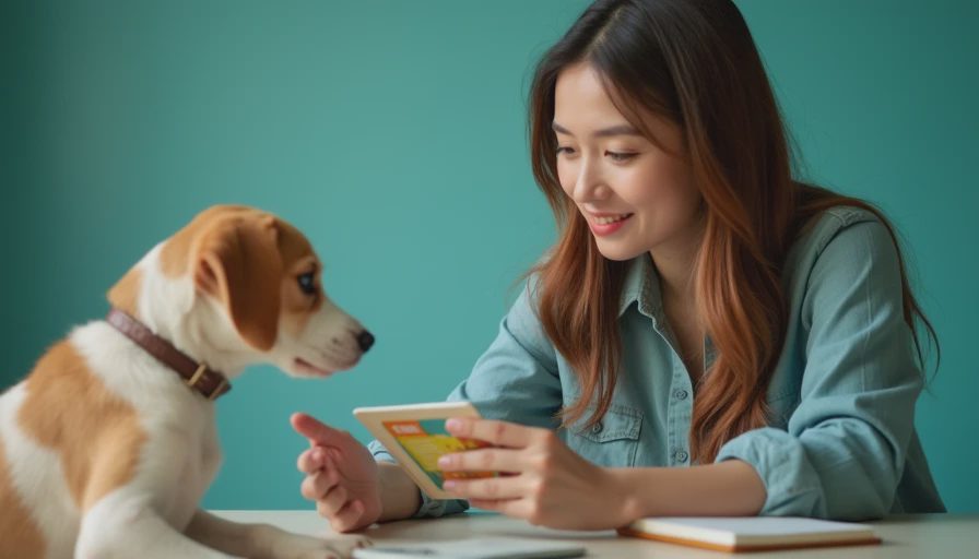 Visual context for pet product reviews