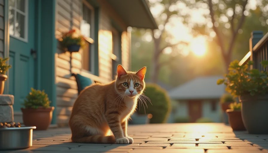 Visual context for foster cat experience