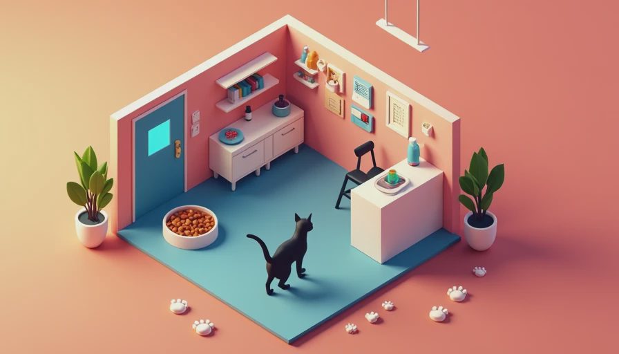 Visual context for cat diabetes symptoms